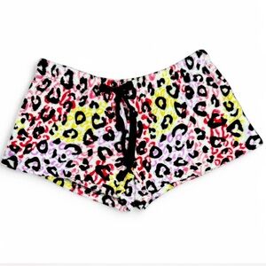 Leopard Print Lounge Shorts